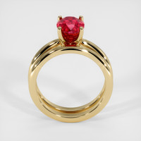 2.31 Ct. Ruby Ring, 18K Yellow Gold 3