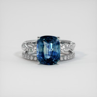 5.00 Ct. Bi Color Sapphire Ring, Platinum 950 1