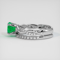 1.51 Ct. Emerald Ring, Platinum 950 4