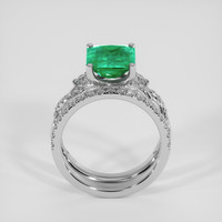 2.29 Ct. Emerald Ring, Platinum 950 3