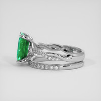 2.29 Ct. Emerald Ring, Platinum 950 4