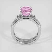 6.64 Ct. Pink Sapphire Ring, Platinum 950 3