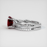 2.50 Ct. Ruby Ring, Platinum 950 4