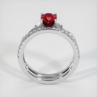 1.13 Ct. Ruby Ring, Platinum 950 3