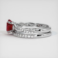 1.13 Ct. Ruby Ring, Platinum 950 4