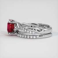 2.07 Ct. Ruby Ring, Platinum 950 4