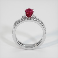 1.80 Ct. Ruby Ring, Platinum 950 3