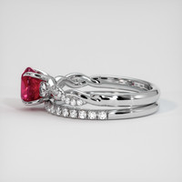 1.80 Ct. Ruby Ring, Platinum 950 4