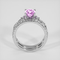 1.41 Ct. Pink Sapphire Ring, Platinum 950 3