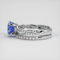1.94 Ct. Blue Sapphire Ring, Platinum 950 4