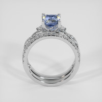 1.38 Ct. Bi Color Sapphire Ring, Platinum 950 3