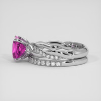 2.32 Ct. Purple Sapphire Ring, Platinum 950 4