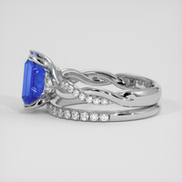 2.26 Ct. Blue Sapphire Ring, Platinum 950 4