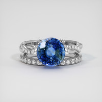 3.23 Ct. Bi Color Sapphire Ring, Platinum 950 1