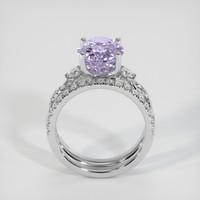 4.53 Ct. Purple Sapphire Ring, Platinum 950 3