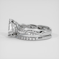 3.51 Ct. White Sapphire Ring, Platinum 950 4