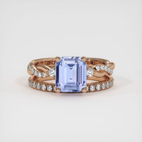 2.51 Ct. Sapphire Ring, 14K Rose Gold 1