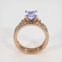 2.51 Ct. Sapphire Ring, 14K Rose Gold 3