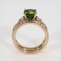 2.55 Ct. Bi Color Sapphire Ring, 14K Rose Gold 3