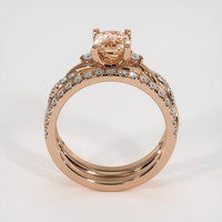 1.22 Ct. Sapphire Ring, 14K Rose Gold 3