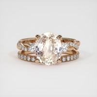 4.36 Ct. Gemstone Ring, 18K Rose Gold 1