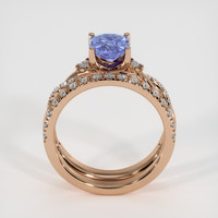 1.20 Ct. Sapphire Ring, 18K Rose Gold 3