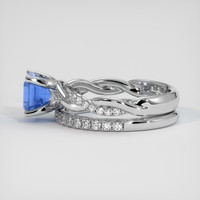 1.64 Ct. Blue Sapphire Ring, 10K White Gold 4