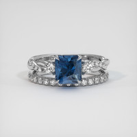 1.73 Ct. Gemstone Ring, 14K White Gold 1