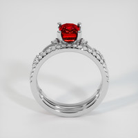 1.65 Ct. Ruby Ring, 14K White Gold 3