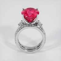 12.46 Ct. Ruby Ring, 14K White Gold 3