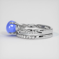 3.60 Ct. Bluish Purple Sapphire Ring, 14K White Gold 4