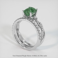 2.62 Ct. Sapphire Ring, 14K White Gold 2