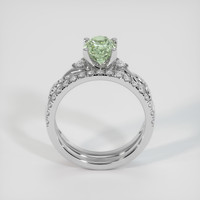 1.74 Ct. Sapphire Ring, 14K White Gold 3