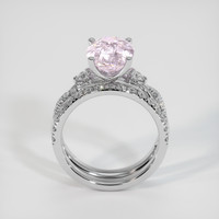 4.59 Ct. Pink Sapphire Ring, 14K White Gold 3