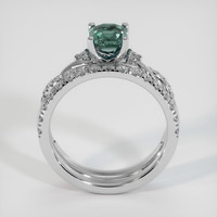 1.09 Ct. Sapphire Ring, 14K White Gold 3