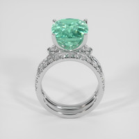 6.14 Ct. Emerald Ring, 18K White Gold 3