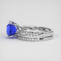 5.07 Ct. Sapphire Ring, 18K White Gold 4