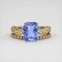 5.01 Ct. Sapphire Ring, 14K Yellow Gold 1
