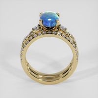 1.73 Ct. Multi Color Opal Ring, 14K Yellow Gold 3