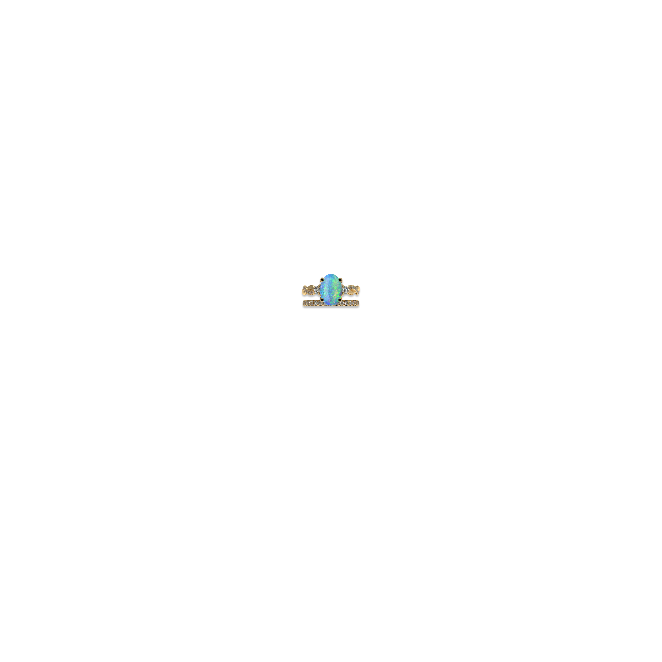 Jewelry image on model