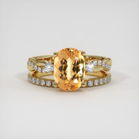 4.27 Ct. Gemstone Ring, 14K Yellow Gold 1
