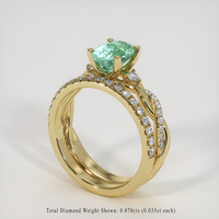 1.24 Ct. Gemstone Ring, 14K Yellow Gold 2