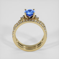 1.48 Ct. Blue Sapphire Ring, 14K Yellow Gold 3