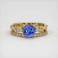 1.80 Ct. Sapphire Ring, 14K Yellow Gold 1