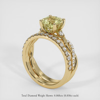 1.81 Ct. Sapphire Ring, 14K Yellow Gold 2