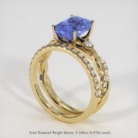 5.01 Ct. Sapphire Ring, 18K Yellow Gold 2
