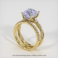 5.22 Ct. Sapphire Ring, 18K Yellow Gold 2