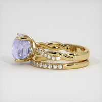 5.22 Ct. Sapphire Ring, 18K Yellow Gold 4
