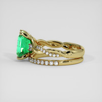 2.61 Ct. Emerald Ring, 18K Yellow Gold 4