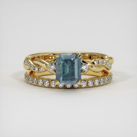 1.16 Ct. Gemstone Ring, 18K Yellow Gold 1